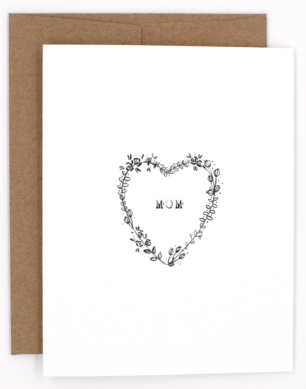 Heart Wreath Mother's Day Card